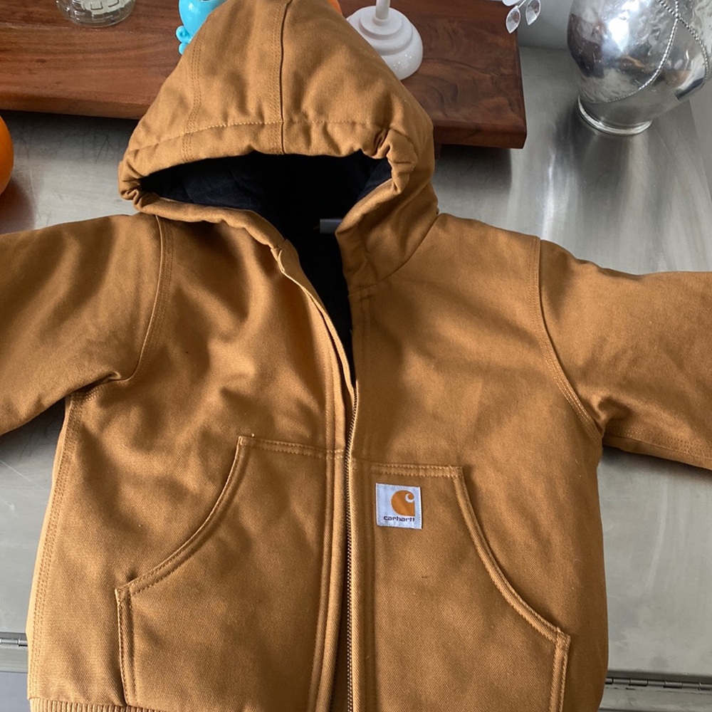Boys carhartt coat. Never worn, no tags